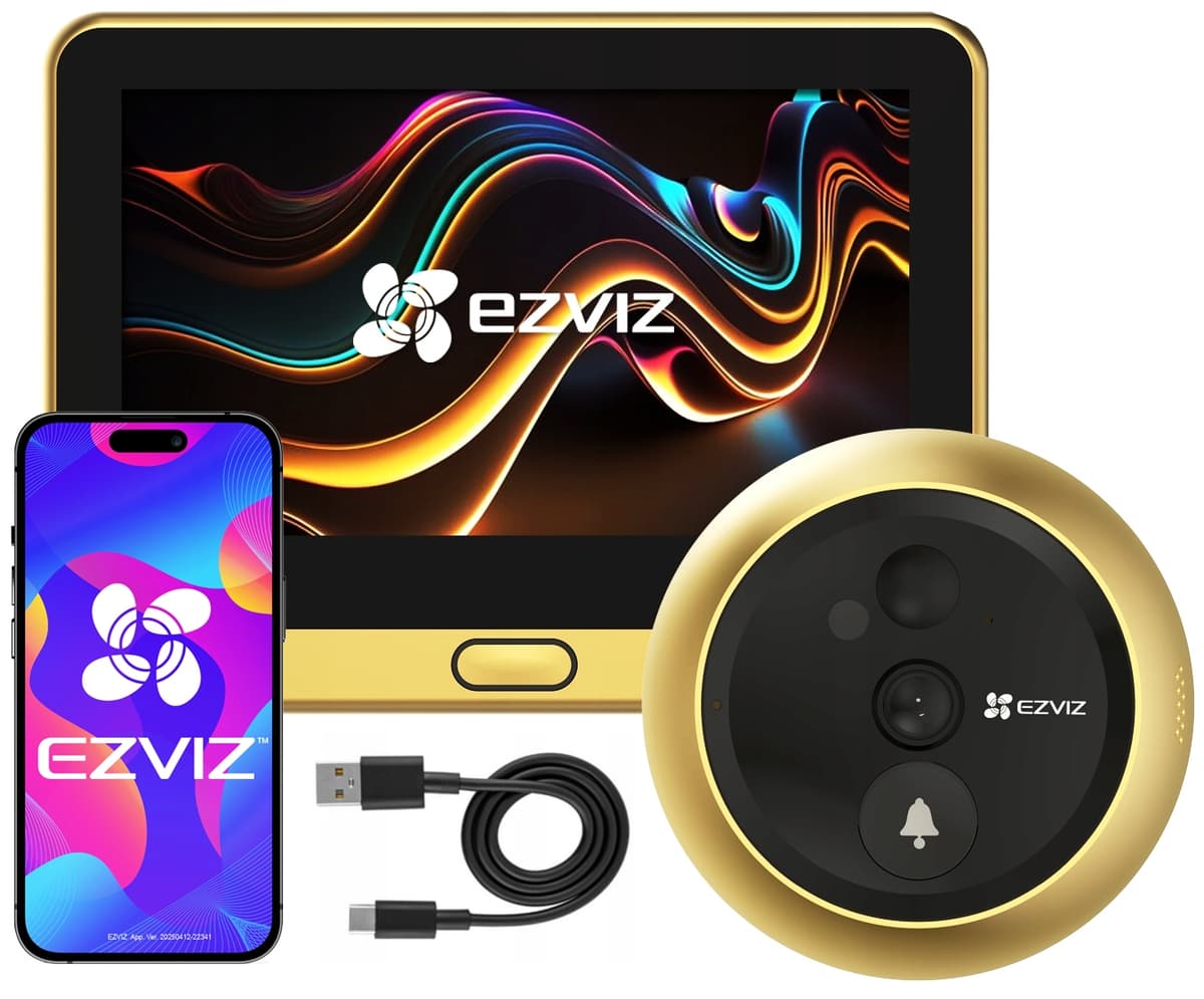 EZVIZ DP2C — wizjer z kamerą i dzwonkiem