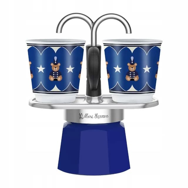 Bialetti Mini Express 2 tz z filiżankami